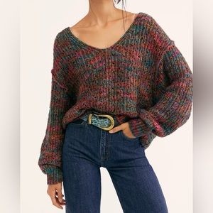 EUC Free People Highland Space Knit Sweater